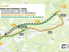 obchádzka D1