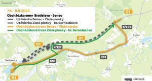 obchádzka D1