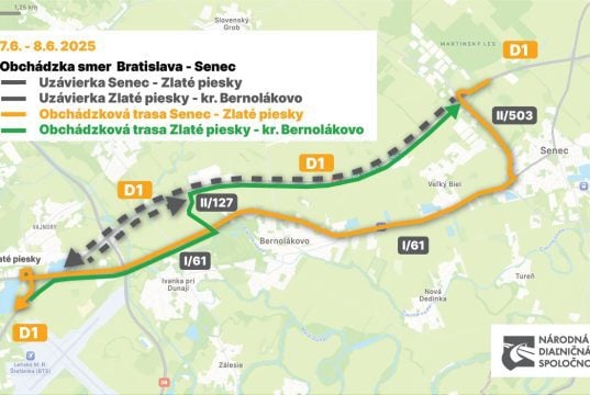 obchádzka D1