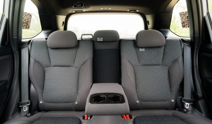 zadné sedadlá vo vozidle Subaru Forester