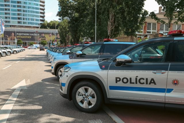 policajné vozidla značky Škoda Kodiaq