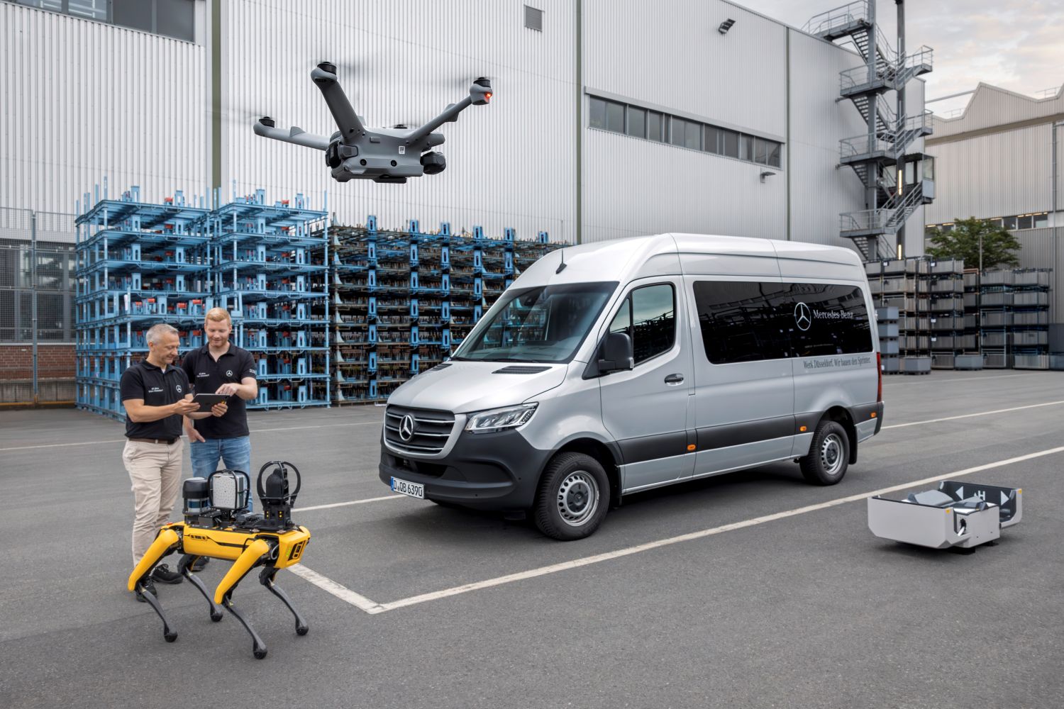 výrobný závod Mercedes na výrobu dodávok Sprinter