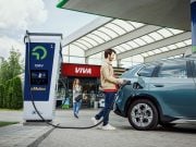 OMV čerpacia a nabíjacia stanica