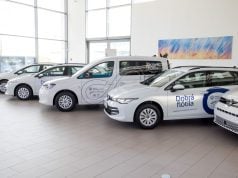 flotila vozidiel Volkswagen Golf a Caddy