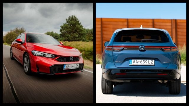 Honda Civic a HR-V