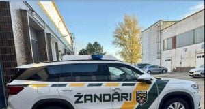 žandári služobné vozidlo