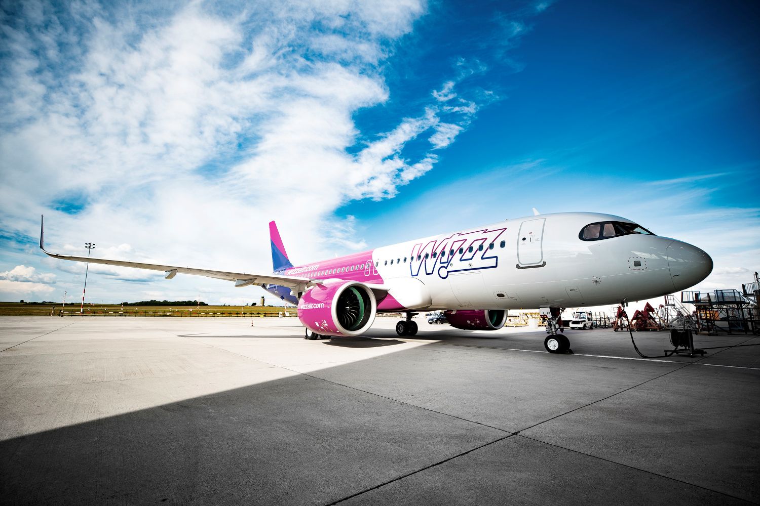 lietadlo Airbus spoločnosti Wizz Air