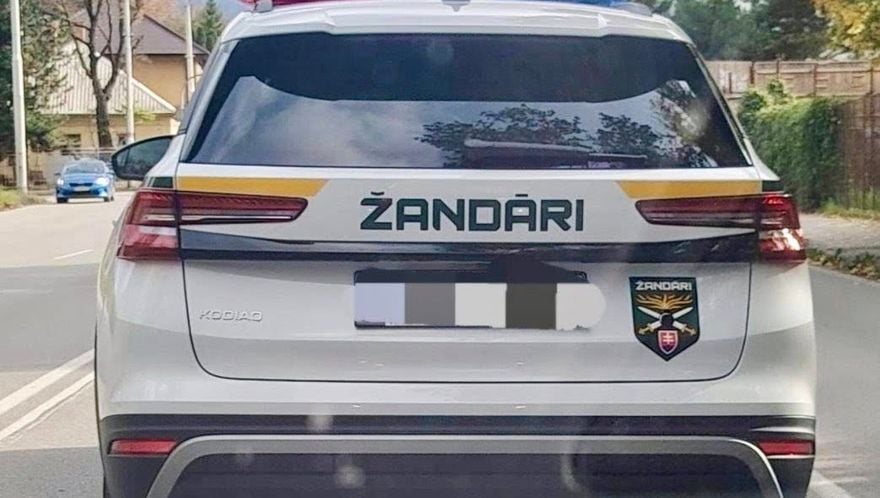 služobné vozidlo žandárov