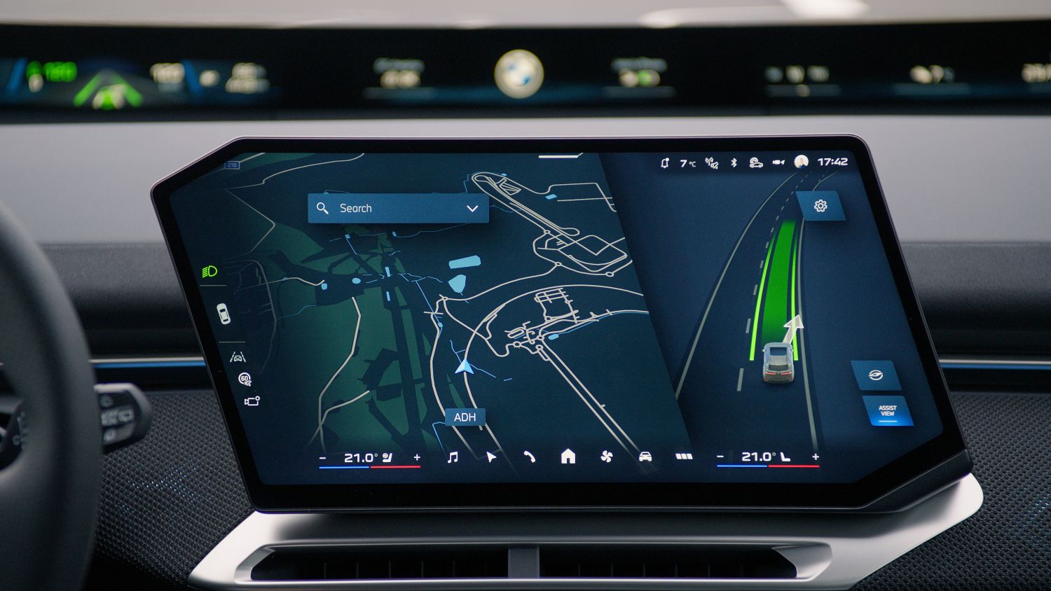 BMW infotainment s navigáciou