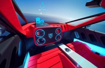 Peugeot Polygon Concept a volant Hypersquare