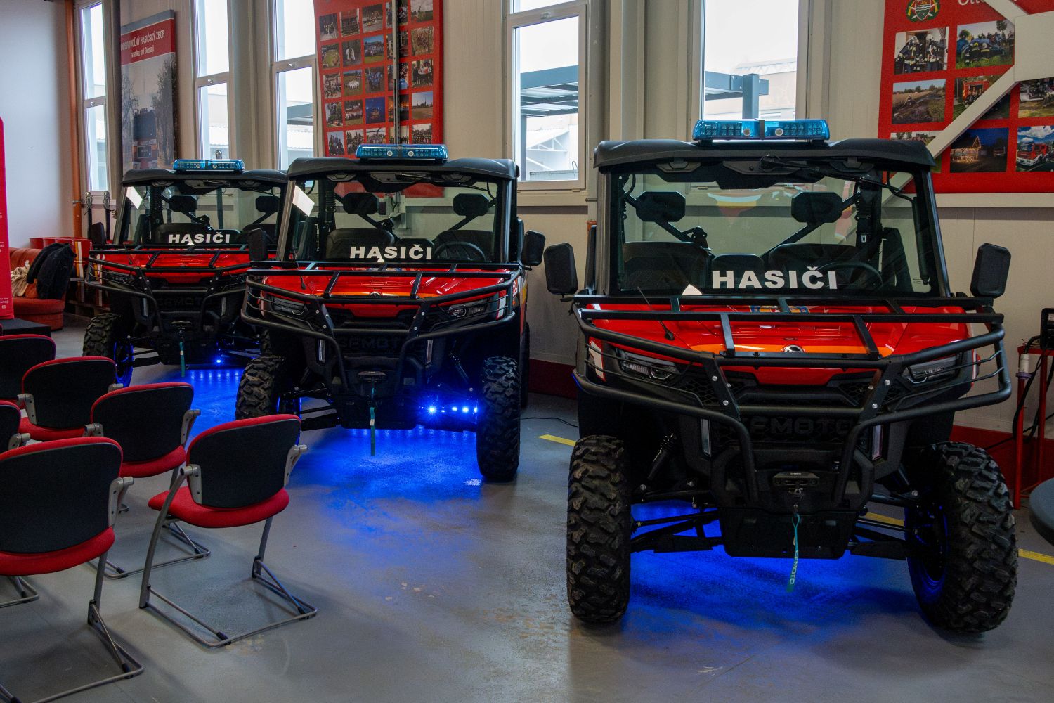 hasičské štvorkolky