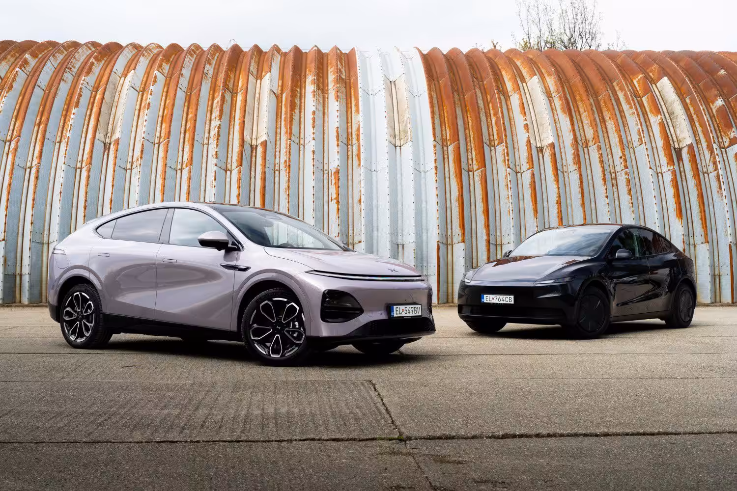 Xpeng G6 a Tesla Model Y Standard