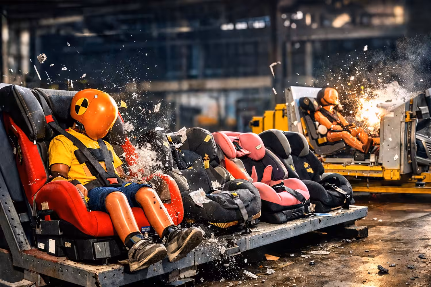 crashtest autosedačiek