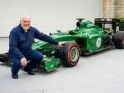 Kevin Thomas s monopostom Caterham F1