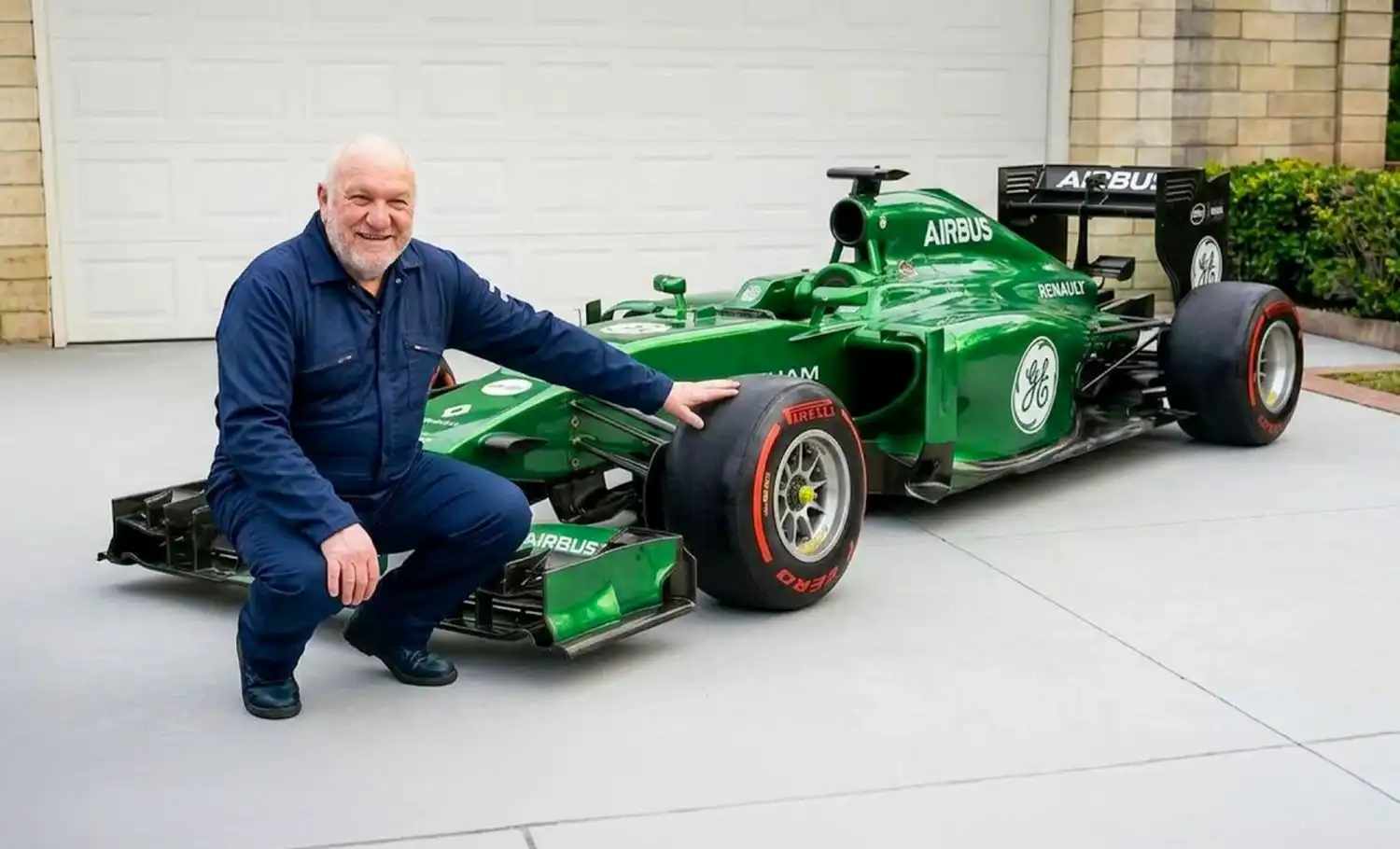 Kevin Thomas s monopostom Caterham F1