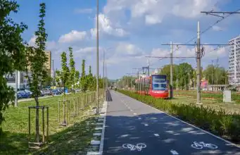 električka v Petržalke