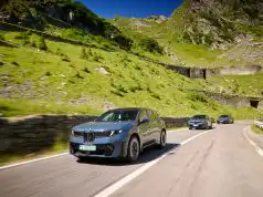BMW iX3 na ceste Transfagarasan