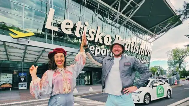 Milan Bez Mapy Bolt bratislavské letisko