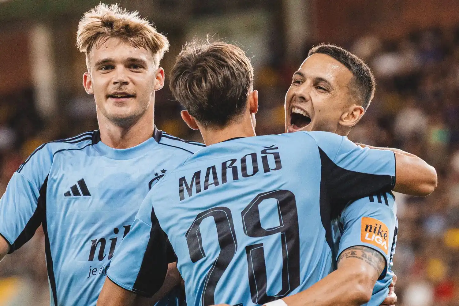 Liga majstrov hráči ŠK Slovan Bratislava
