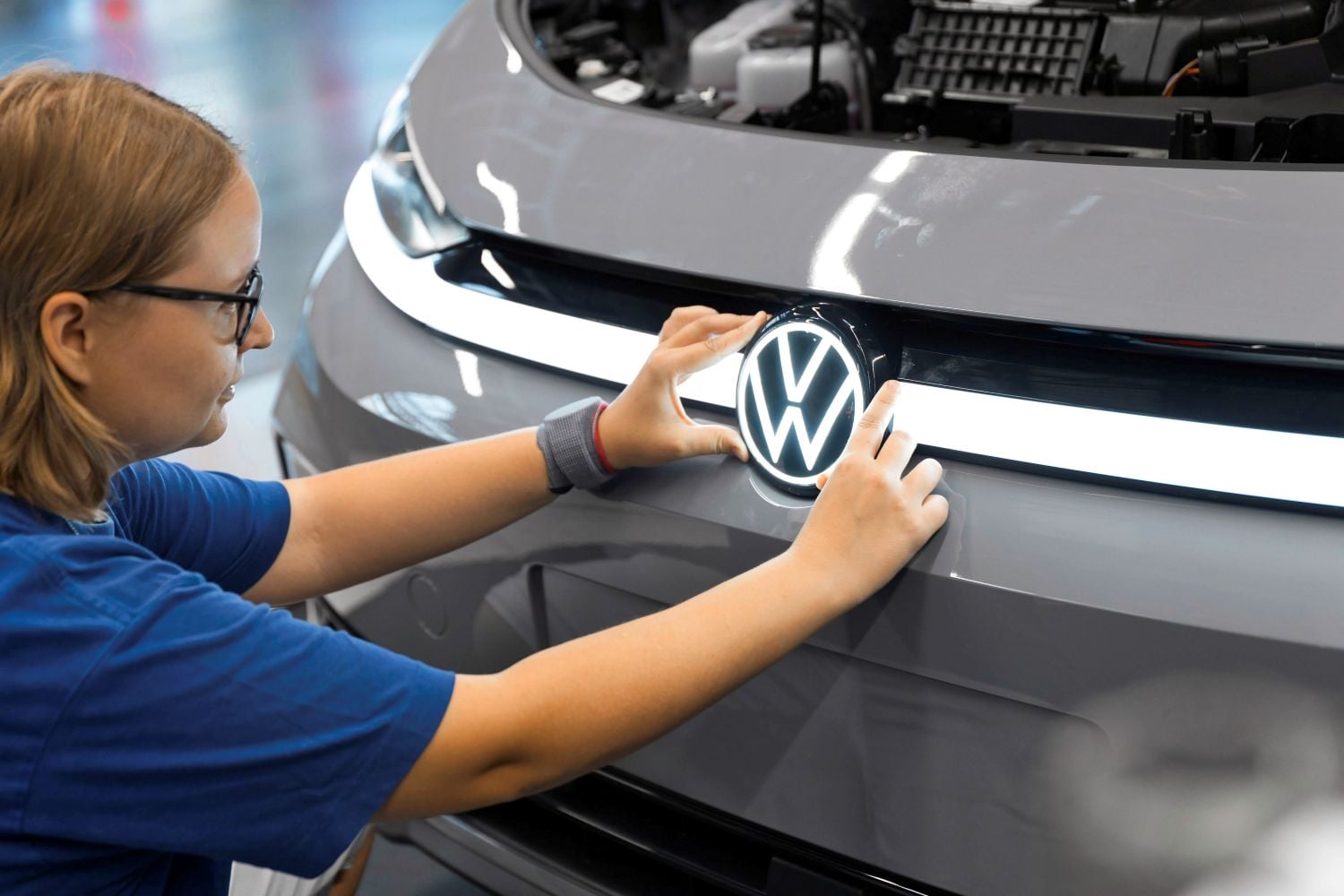 výroba elektromobilu Volkswagen