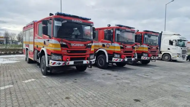 hasičské_auto hasičské vozidlo Scania